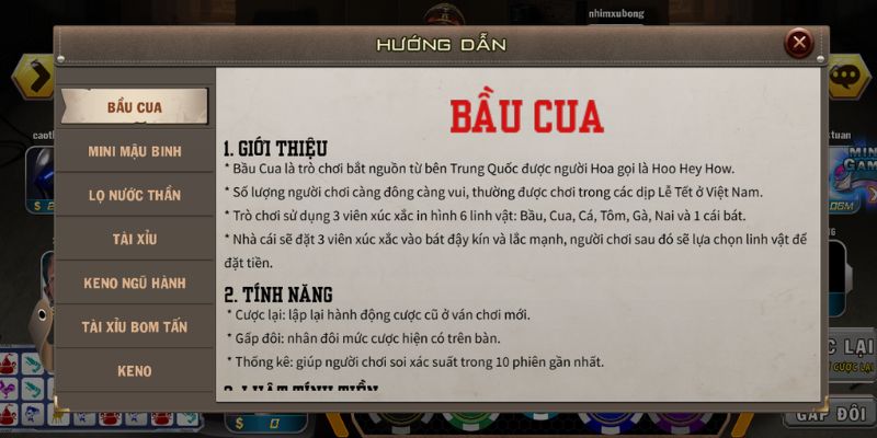 Quy tắc chơi bầu cua B52 - Những điều cần biết trước khi tham gia